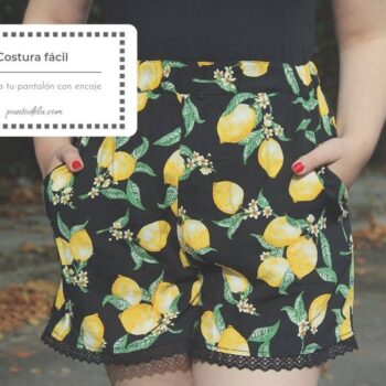 Costura fácil: customiza un pantalón corto con encaje
