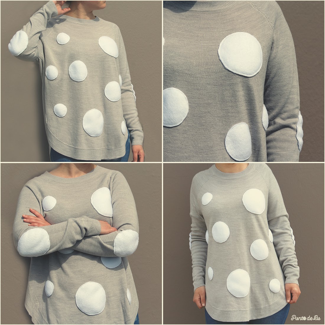 transatlántico depositar Pensar en el futuro Costura fácil: Customiza un jersey con círculos - Punto de Lu